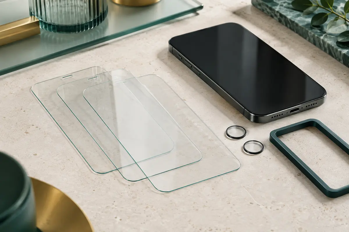 Kit transparent de protections en verre pour l’écran et les caméras du Samsung Galaxy A57 5G